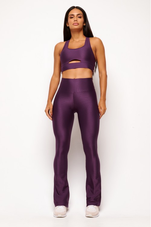 Calça Flare Grape Essence