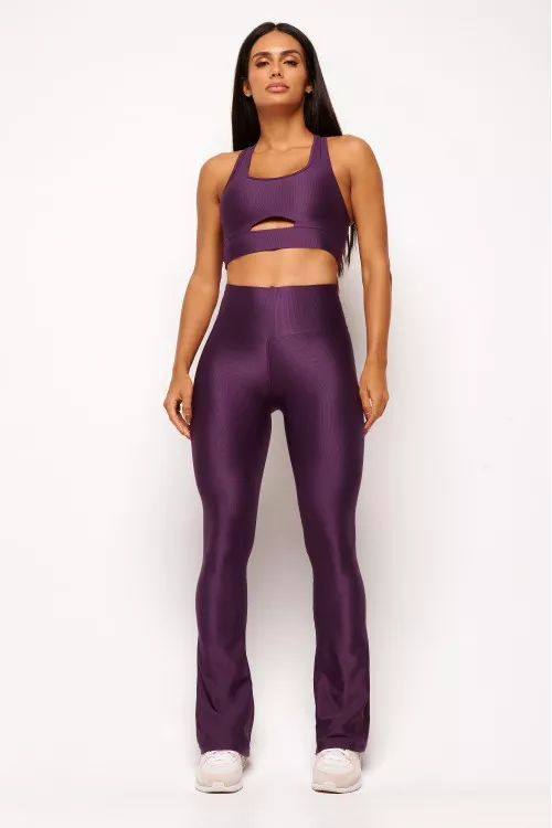 Calça Flare Grape Essence