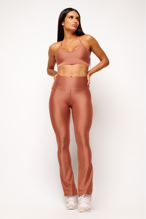 Calça Flare Bronze Essence