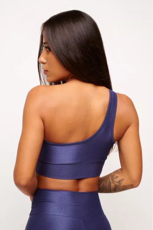 Top Navy Assimétrico Essence