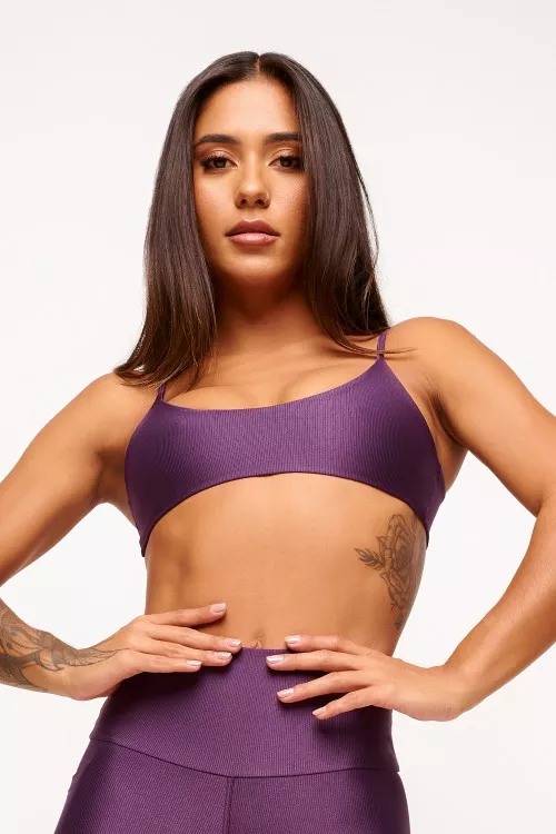 Top Grape Fit com Decote Essence