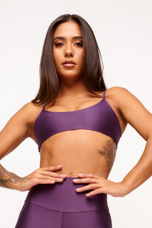 Top Grape Fit com Decote Essence