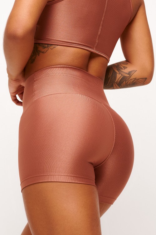 Short cintura alta Bronze Essence