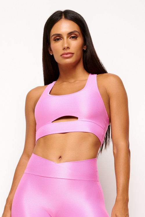 Top Pink Nadador com Tiras Essence
