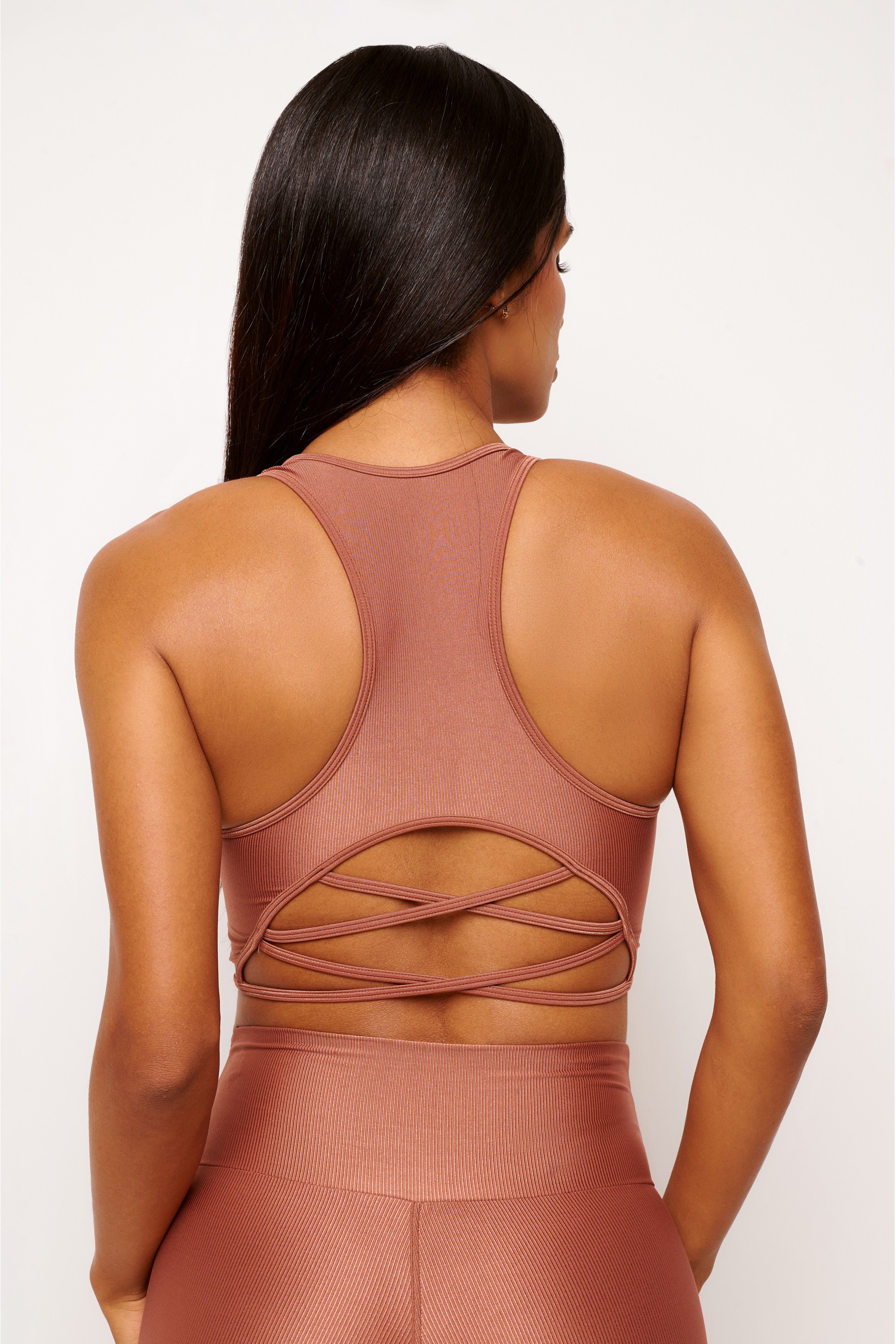 Top Bronze Nadador com Tiras Essence