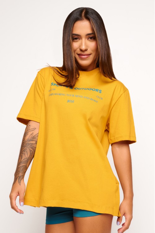 Blusa Mel de Algodão Sports and Outdoors
