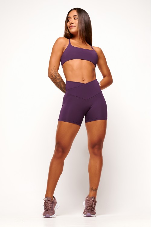 Short Uva Básico Transpassado