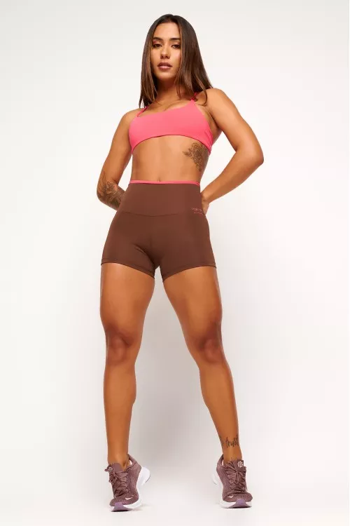 Short Marrom Angê Sports