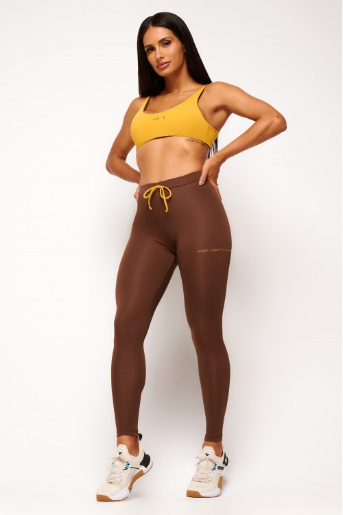 Calça Legging Marrom Sports and Outdoors