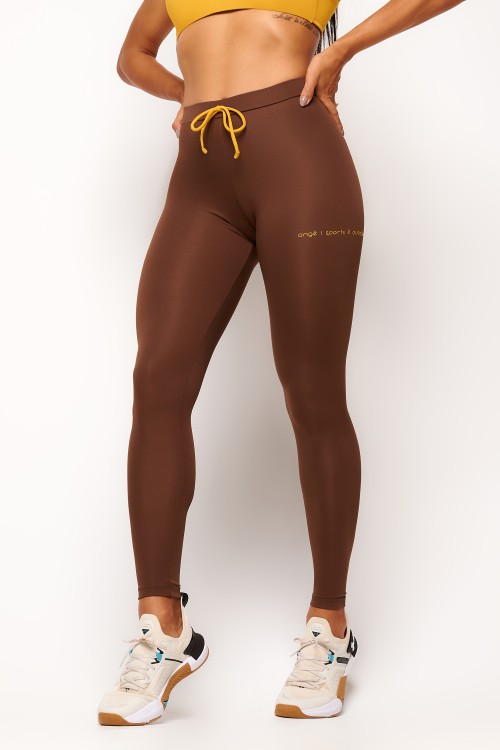 Calça Legging Marrom Sports and Outdoors
