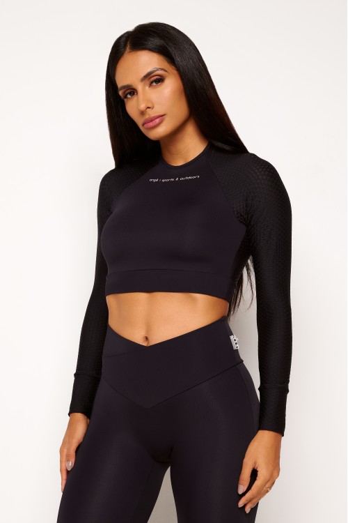 Top Preto Sleeve