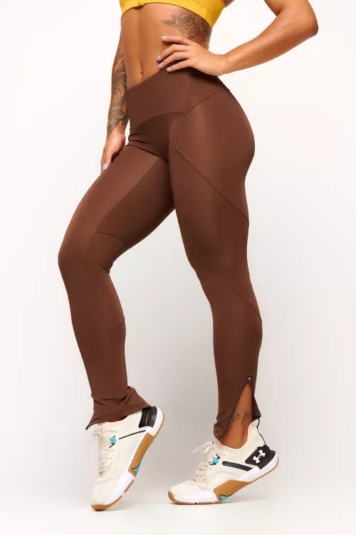 Calça Legging Marrom Hiking