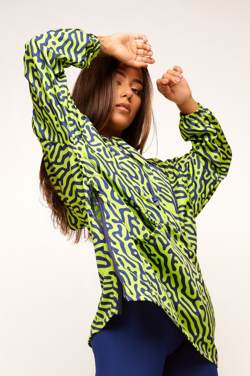Jaqueta estampada oversized sync
