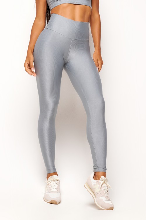 Calça Legging Platinum com cintura alta Essence