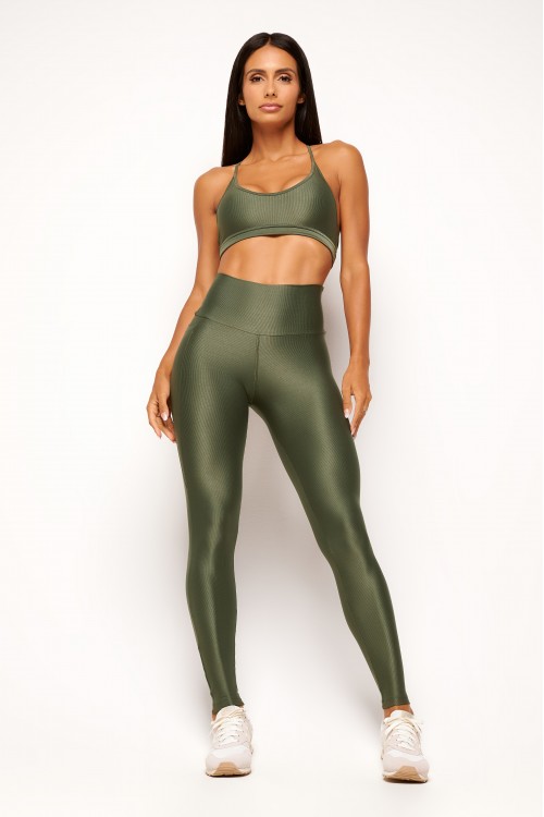Calça Legging Croco com bolso Essence