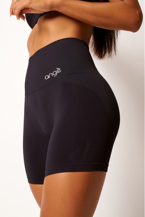 Short Seamless Preto Body Boost