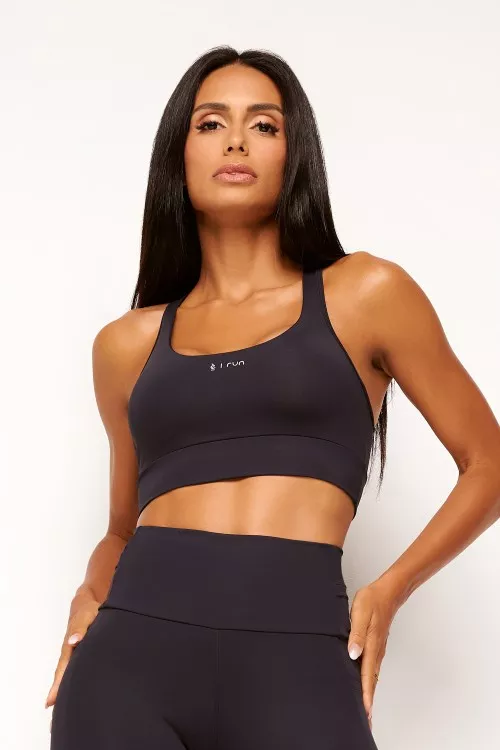 Top Preto Run Drop