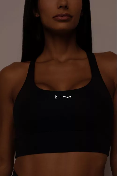 Top Preto Run Drop