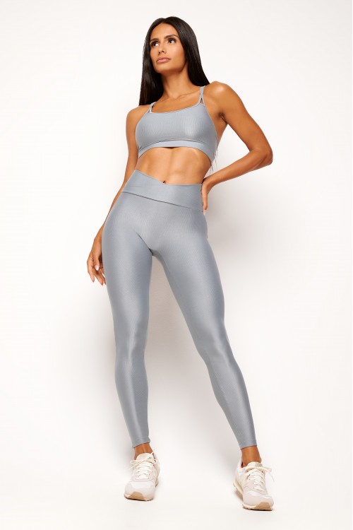 Calça Legging Platinum Transpassada Essence