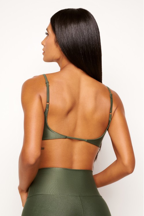 Top Croco Fit com Decote Essence