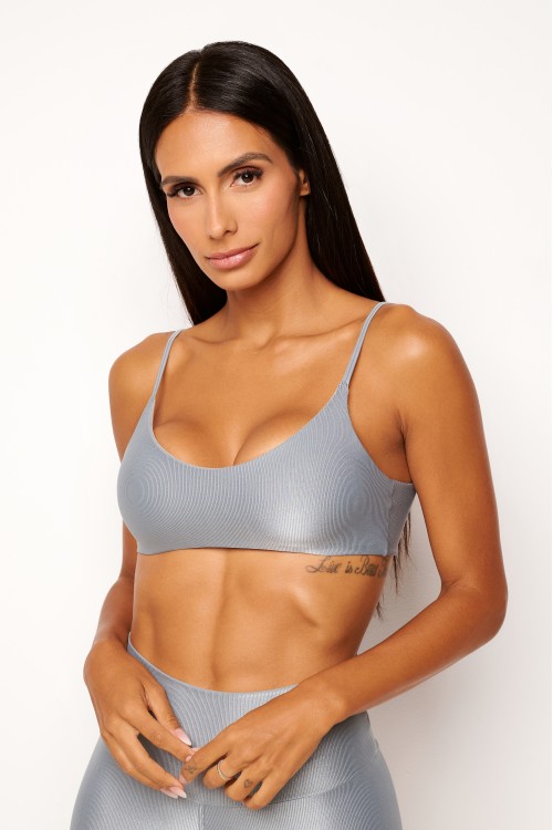 Top Platinum Fit com Decote Essence