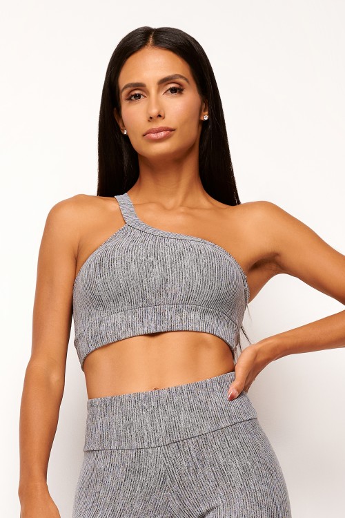 Top One Shoulder Ultra Sculpt Mescla
