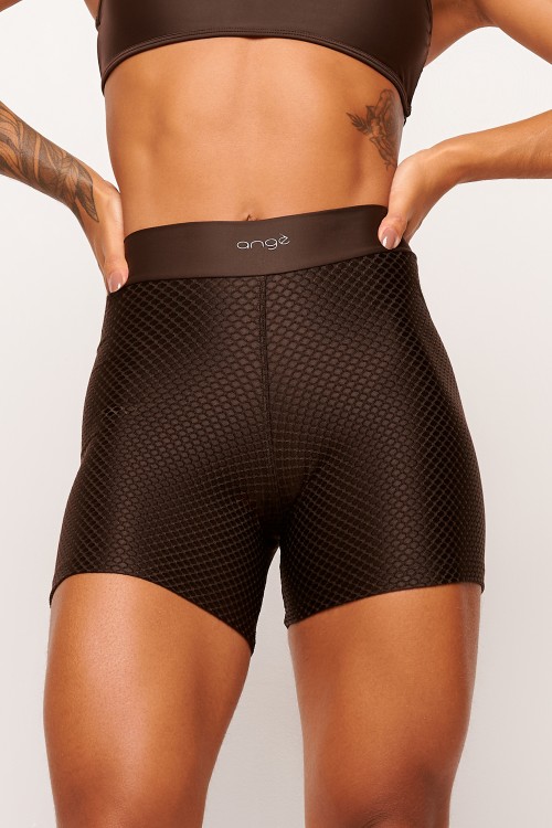 Short Marrom com textura Dedication