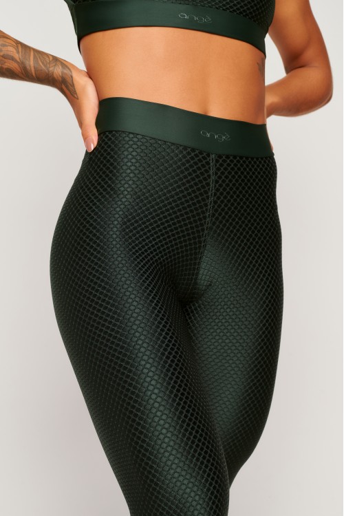 Calça Legging Verde com textura Dedication