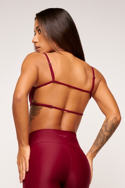 Top Carmin Bare
