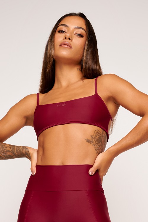 Top Carmin Bare