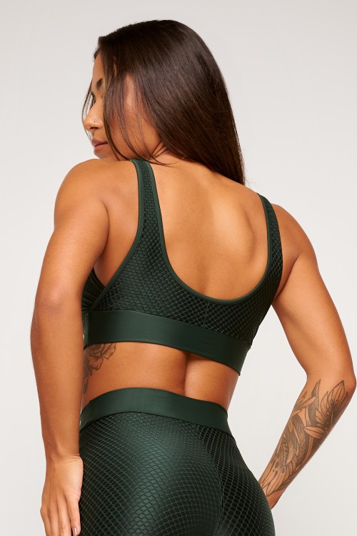 Top Verde com textura Dedication