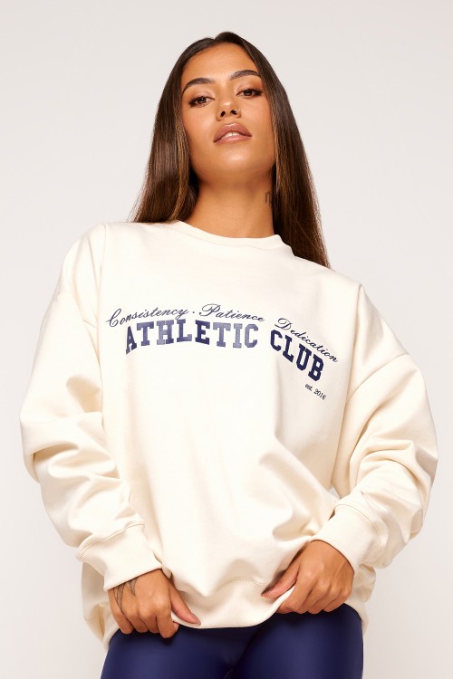 Casaco de Moletom Off White Dedication