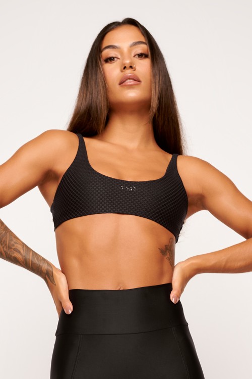 Top Preto Dupla Face Athletique