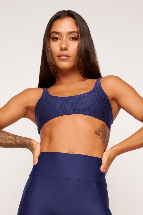 Top Marinho Dupla Face Athletique