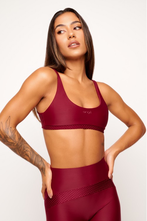 Top Carmin Dupla Face Athletique