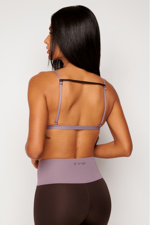 Conjunto top + short nude air
