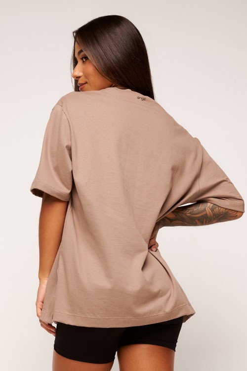 Blusa Marrom de Algodão Everyday Move