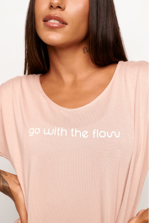 Blusa Rose Go With The Flow
