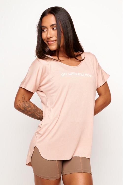 Blusa Rose Go With The Flow