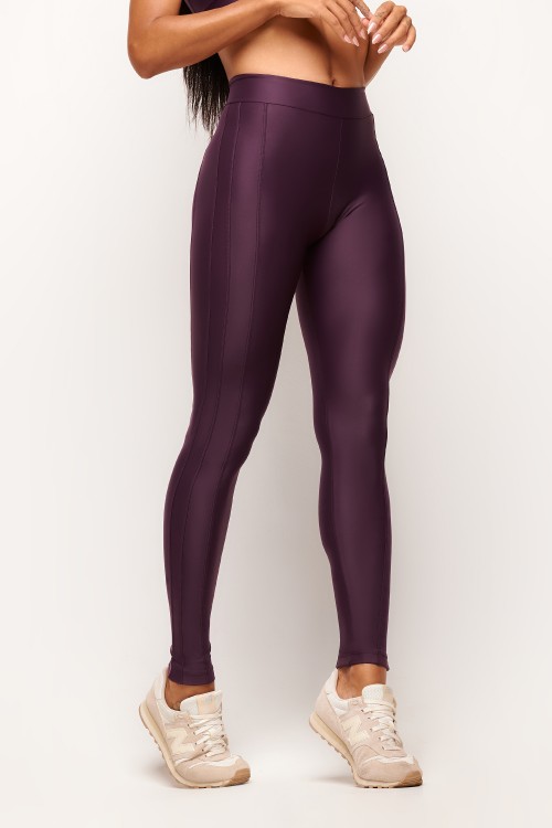 Calça Legging Wine Matte
