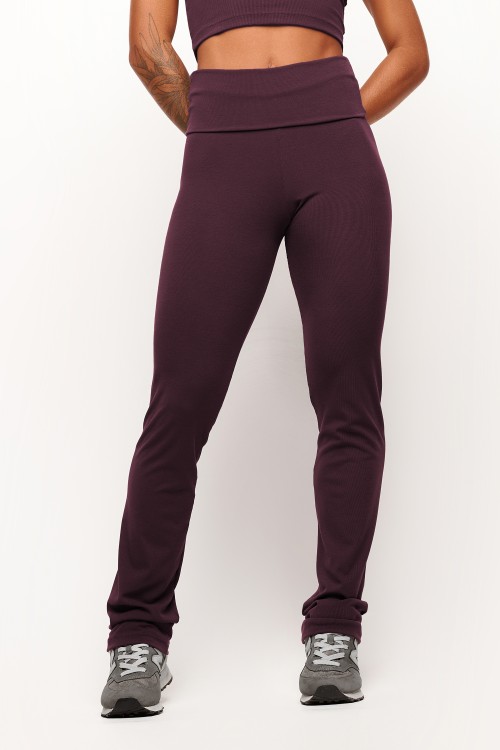 Calça uva canelada jetset