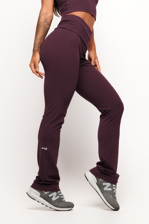 Calça uva canelada jetset