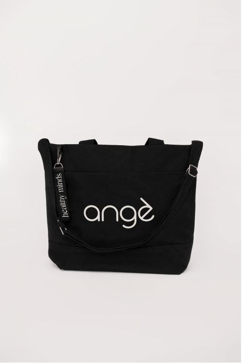 Tote bag preta healthy minds