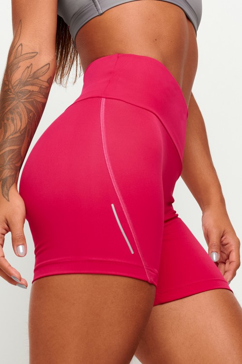 Short com bolso Cereja Split