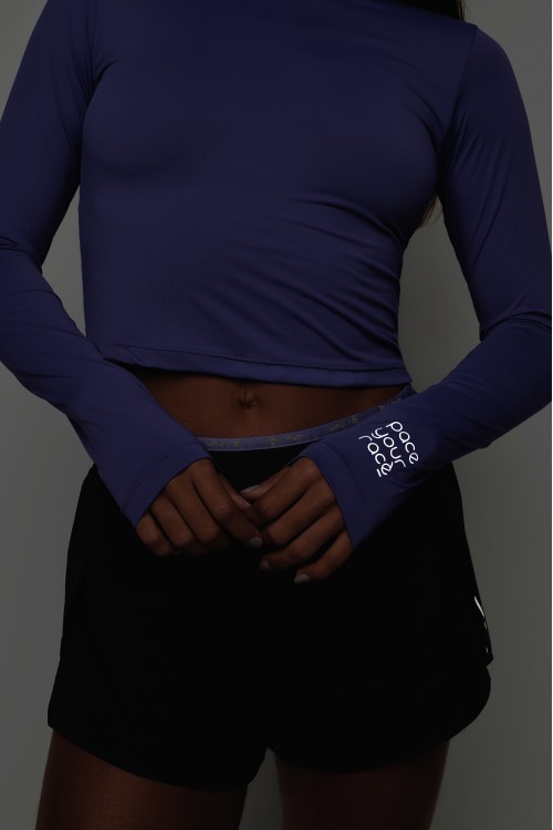 Blusa Manga Longa Lavanda Velocity