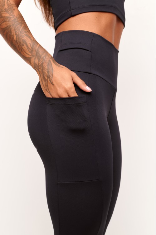 Calça Legging com bolso Preta Pace