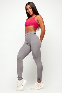 Calça Legging com bolso Cinza Tempo