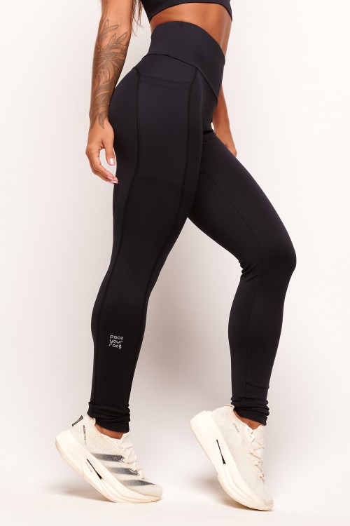 Calça Legging com bolso Preta Draft