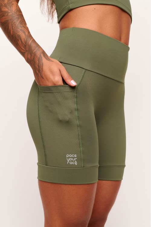 Bermuda com bolso Verde Militar Draft