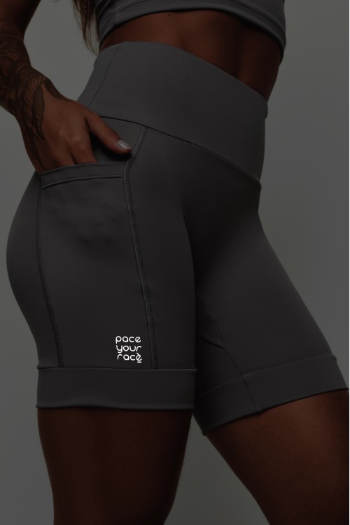 Bermuda com bolso Cinza Draft